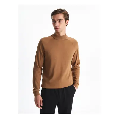 LC Waikiki Half Turtleneck Long Sleeve Men's Knitwear Sweater