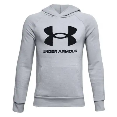 Chlapecká mikina Under Armour Rival Fleece Hoodie light grey