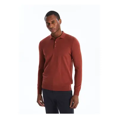 LC Waikiki LCW Polo Neck Long Sleeve Men's Knitwear Sweater