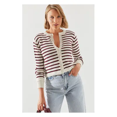 Bianco Lucci Striped Sweater