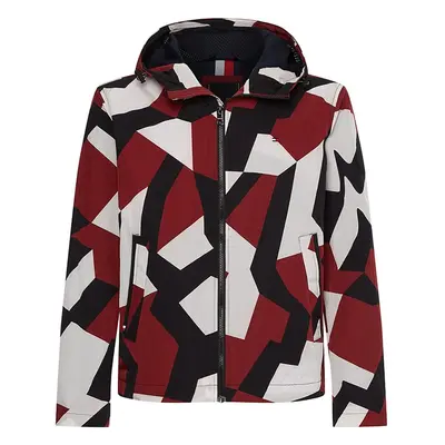 Tommy Hilfiger Jacket - LIGHTWEIGHT HOODED PRINT JACKET patterned