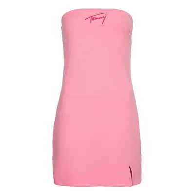 Tommy Jeans Dress - TJW SIGNATURE BODYCON DRESS pink