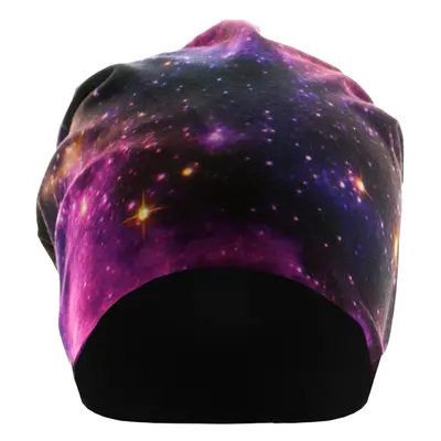 Potištěná Jersey čepice galaxy/černá