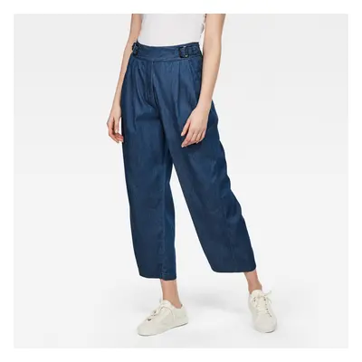 G-STAR Pants - Bristum pleated wide leg chino wmn blue