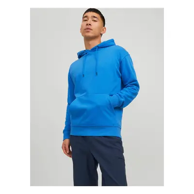 Modrá pánská basic mikina s kapucí Jack & Jones Star - Pánské