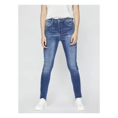 Modré dámské slim fit džíny Pepe Jeans Dion - Dámské