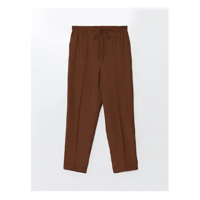 LC Waikiki Lcw Women's Elastic Waist Plain Trousers