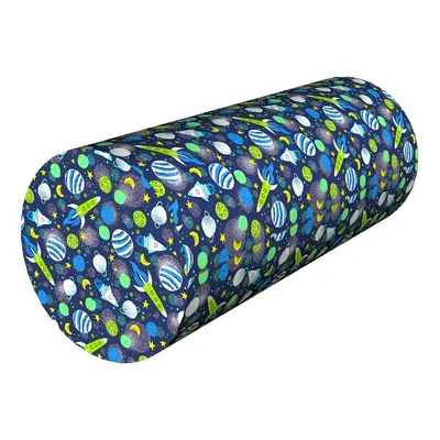 Bertoni Home Unisex's Roll Pillow Rocket Navy Blue/Green