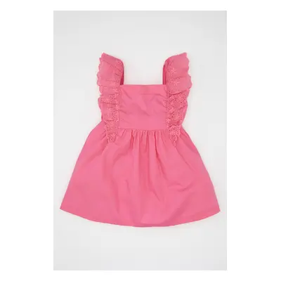 DEFACTO Baby Girl Sleeveless Poplin Dress