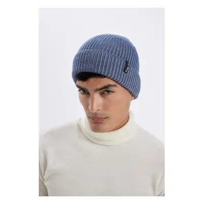 DEFACTO Men's Ribbed Knitted Beanie