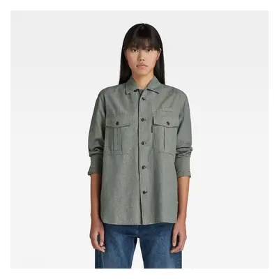 G-STAR Shirt - Officer BF shirt l\s wmn grey