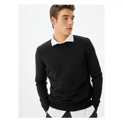 Koton Knitwear Sweater Basic Crew Neck Long Sleeve