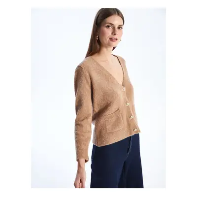 LC Waikiki Women's V-Neck Knitwear Cardigan