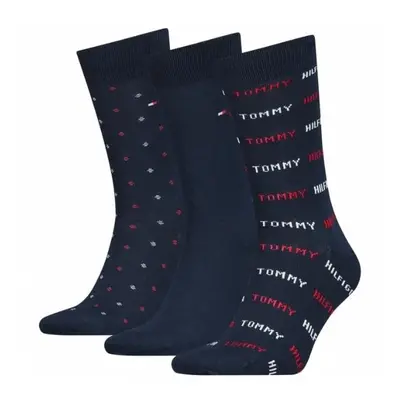 Tommy Hilfiger Socks - TH MEN SOCK 3P GIFTBOX blue