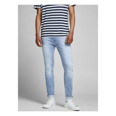 Světle modré skinny fit džíny Jack & Jones Liam - Pánské