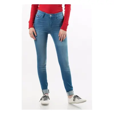 Tommy Jeans Jeans - Tommy Hilfiger HIGH RISE SKINNY SANTANA DYBBST blue