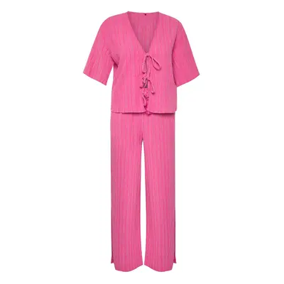 Trendyol Pink*St Plain Woven 50% Cotton, 50% Polyester