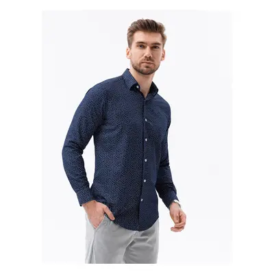 Ombre Clothing Men's shirt with long sleeves