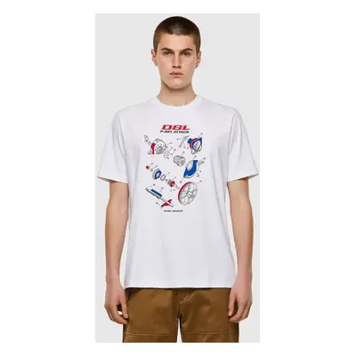 Diesel T-shirt - TJUSTB53 TSHIRT white