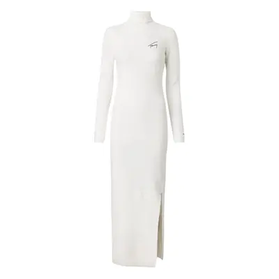 Tommy Jeans Dress - TJW SIGNATURE SWEATE white