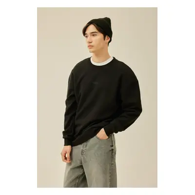 DEFACTO Boxy Fit Crew Neck Printed Sweatshirt