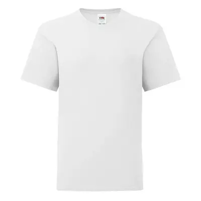 White children's t-shirt in combed cotton Fruit of the Loom