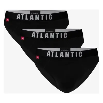 Pánské sportovní slipy ATLANTIC 3Pack - černé