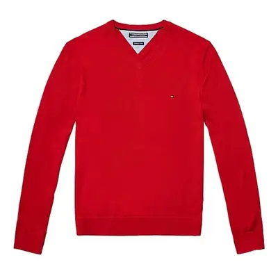 Sweater - TOMMY HILFIGER PACIFIC V-NK red