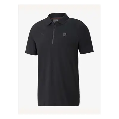 Puma Černé pánské polo tričko Ferrari Style - unisex