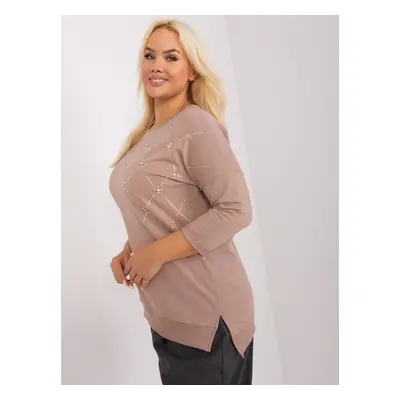 Blouse-RV-BZ-9120.29-dark beige