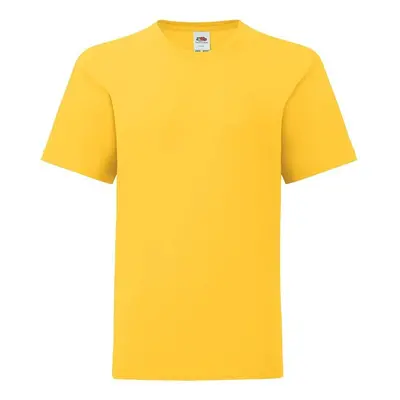 Yellow children's t-shirt in combed cotton Fruit of the Loom