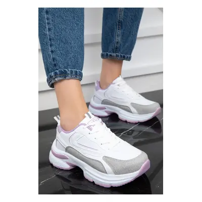 Soho Ice-White-Lilac Women's Sneaker