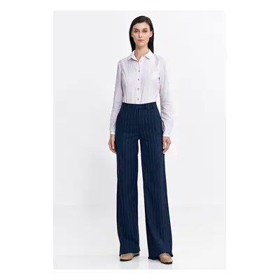 Nife Woman's Pants SD103 Navy Blue