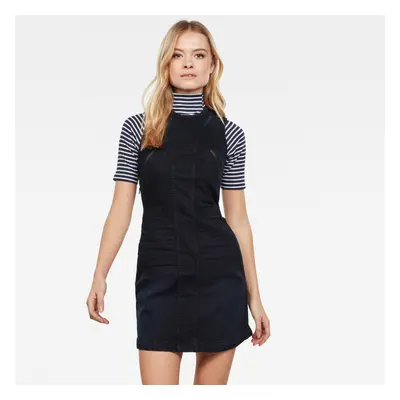 G-STAR Dress - Lynn 2-Zip Slim Dress Navy Blue