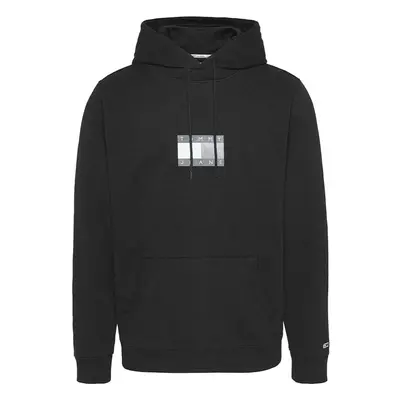 Tommy Jeans Sweatshirt - TJM TOMMY GEL FLAG HOODIE black