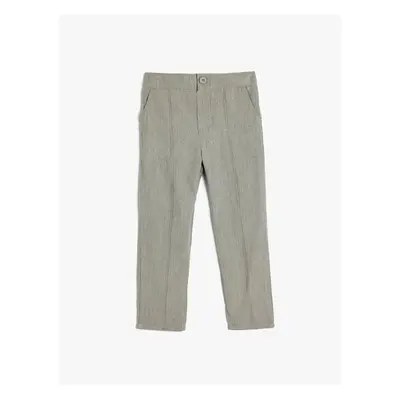 Koton Chino Trousers Slim Cut with Pocket Detail