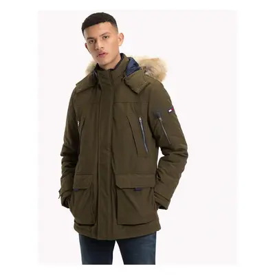 Tommy Jeans Jacket - TJM TECHNICAL PARKA dark green