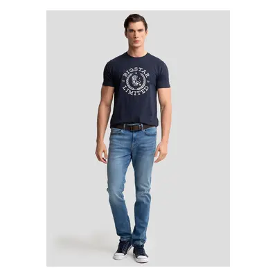 Big Star Man's T-shirt 403 Navy Blue