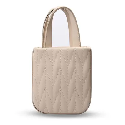 Mio Gusto Beige Color Mini Size Women's Hand and Shoulder Bag