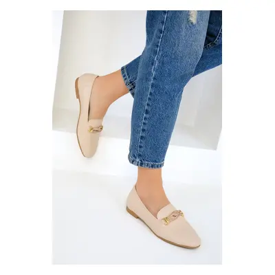 Soho Beige Women's Flats