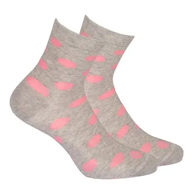 Gatta G44.01N Cottoline girls' socks patterned aluminium