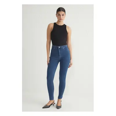 Trendyol Indigo High Waist Skinny Jeans