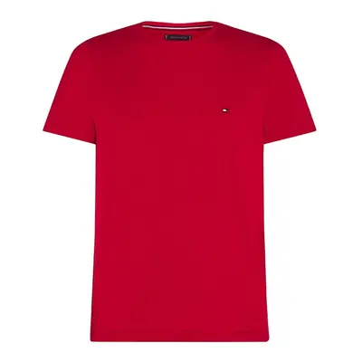 Tommy Hilfiger T-shirt - STRETCH SLIM FIT TEE red