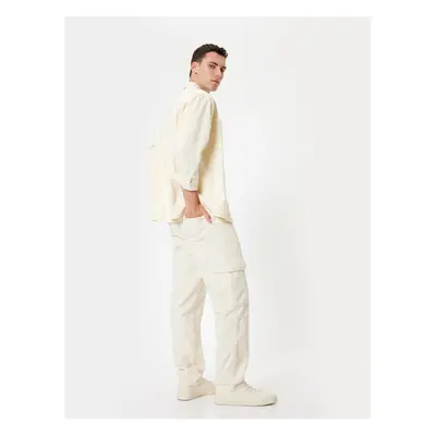 Koton Pocket Detailed Cotton Oversize Cargo Jeans