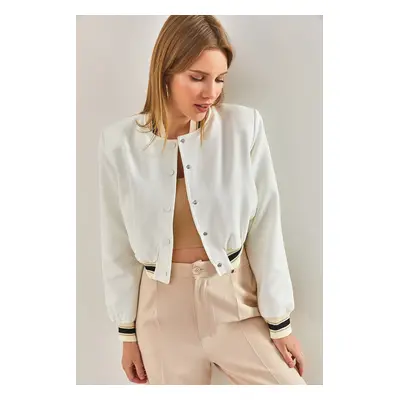 Bianco Lucci Women's Ribbed Lined Jacket