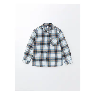 LC Waikiki Lcwk Long Sleeve Plaid Print Boys' Lumberjack Shirt