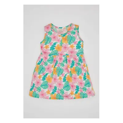 DEFACTO Baby Girl Patterned Sleeveless Dress