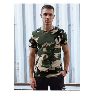 Pánská camo košile Barva Khaki DSTREET