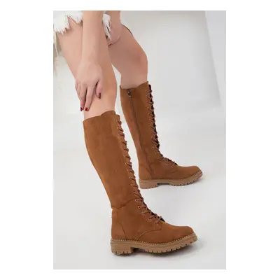 Soho Tan Women's Suede Boots