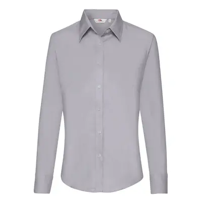 FRUIT OF THE LOOM F15•LADIES LONG SLEEVE OXFORD SHIRT